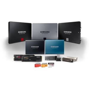 Memory and Storage at Samsung: Up to $154 off