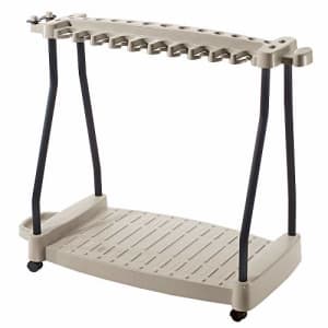 Suncast Tool Rack Solution with Wheels - Great for Garage and Shed Storage for $67 Suncast Tool Rack Solution with Wheels - Great for Garage and Shed Storage for $67