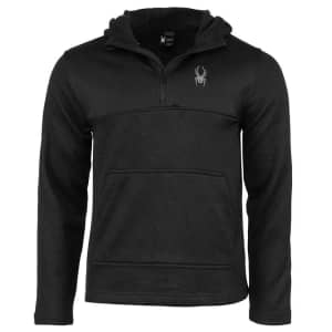 Spyder Men's Ray Half-Zip Pullover Hoodie for $39 Spyder Men's Ray Half-Zip Pullover Hoodie for $39