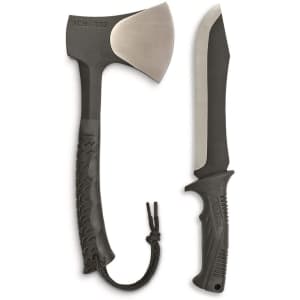 Schrade Full Tang Hatchet & Mini Machete Combo for $20 Schrade Full Tang Hatchet & Mini Machete Combo for $20