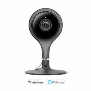 Google Nest Cam Indoor Wired Home Security Camera 24/7 live video, 1080p HD, Wifi, Night Vision, for $127