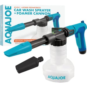 Aqua Joe 2-in-1 Car Wash Sprayer / Foamer Cannon for $19