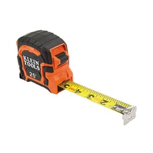 Klein Tools 86125 Tape Measure, 25-Foot Single Hook Non-Magnetic with Finger Brake, Easy to Read for $28 Klein Tools 86125 Tape Measure, 25-Foot Single Hook Non-Magnetic with Finger Brake, Easy to Read for $28