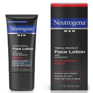 Neutrogena 1.7oz Triple Protect Men's Face Lotion for $4.92 via Sub & Save Neutrogena 1.7oz Triple Protect Men's Face Lotion for $4.92 via Sub & Save