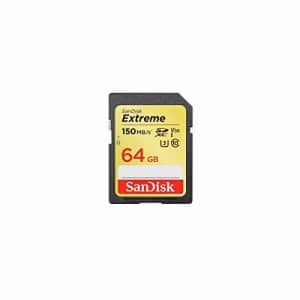 SanDisk 64GB Extreme SDXC UHS-I U3 Memory Card, Up to 150MB/s Read Speed for $12 SanDisk 64GB Extreme SDXC UHS-I U3 Memory Card, Up to 150MB/s Read Speed for $12