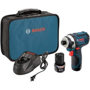 Bosch 12V Max 1/4" Hex Impact Driver Kit for $61 Bosch 12V Max 1/4" Hex Impact Driver Kit for $61
