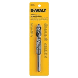 DEWALT DW1623 11/16-Inch Black Oxide 1/2-Inch Shank Reduced Shank Twist Drill Bit for $25