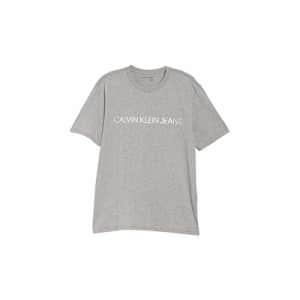 Calvin Klein Men's Short Sleeve Classic Ck Logo Crew Neck T-Shirt, Light Grey Heather Hollogram, for $22 Calvin Klein Men's Short Sleeve Classic Ck Logo Crew Neck T-Shirt, Light Grey Heather Hollogram, for $22