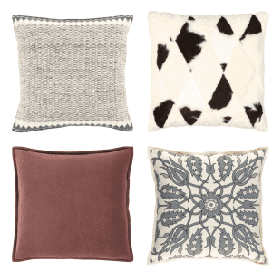 Throw Pillows at Boutique Rugs: Buy 1, get 2nd free