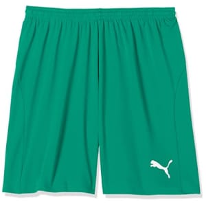 PUMA Men's Liga Core Shorts, Pepper Green/White, M for $11