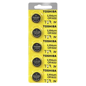 Toshiba CR1632 Battery 3V Lithium Coin Cell (100 Batteries) for $55 Toshiba CR1632 Battery 3V Lithium Coin Cell (100 Batteries) for $55