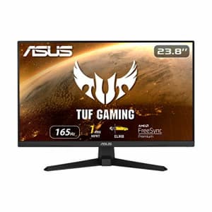 ASUS TUF Gaming 23.8 1080P Monitor (VG249Q1A) - Full HD, IPS, 165Hz (Supports 144Hz), 1ms, Extreme for $179