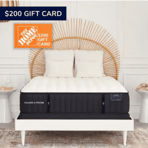 Stearns & Foster Mattresses at Home Depot: Up to 15% off + $200 Home Depot Gift Card
