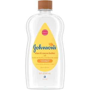 Johnson's Shea & Cocoa Butter 20-oz. Baby Oil for $5