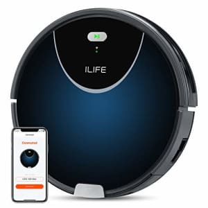 ILIFE V80Max Robot Vacuum,2000Pa Max Suction,Big 750ml Dustbin,Enhanced Suction Inlet,Zigzag for $170