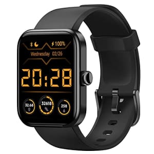 CUBOT Smart Watch with Alexa Built-in, 5ATM Waterproof Fitness Watch with Blood Oxygen/Heart for $35