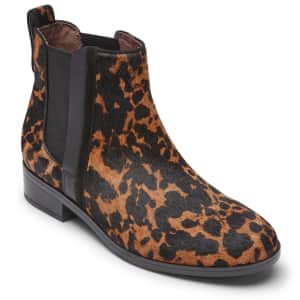 Rockport Women's Larkyn Chelsea Leather Boots for $40 Rockport Women's Larkyn Chelsea Leather Boots for $40