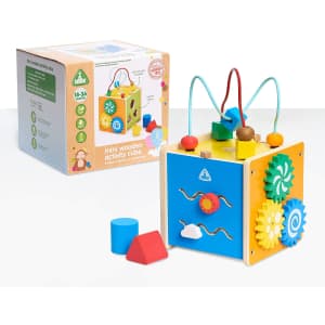 Early Learning Centre Mini Wooden Activity Cube for $15
