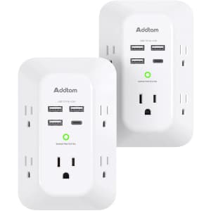 Addtam Wall Outlet Extender 2-Pack for $35 Addtam Wall Outlet Extender 2-Pack for $35
