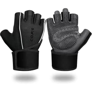 Cofit Workout Gloves with Wrist Strap Support for $15