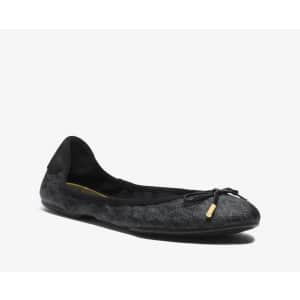 Michael Michael Kors Women's Logo Print Ballet Flats for $69 Michael Michael Kors Women's Logo Print Ballet Flats for $69