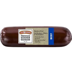 Old Wisconsin 8-oz. Premium Summer Sausage. It's about double elsewhere. Checkout via Subscribe & Save to knock off a few cents.