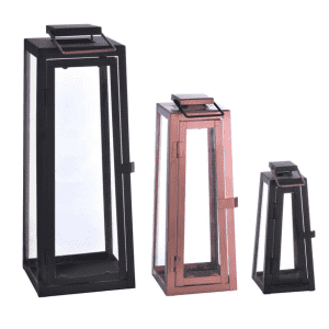 Paradise Lighting Glass/Metal Flameless Lantern 3-Pack for $22 Paradise Lighting Glass/Metal Flameless Lantern 3-Pack for $22