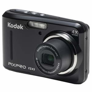 Kodak PIXPRO Friendly Zoom FZ43-BK 16MP Digital Camera with 4X Optical Zoom and 2.7" LCD Screen for $129