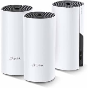 TP-Link Deco M4 AC1200 Whole Home Mesh WiFi System 3-Pack for $117 for members TP-Link Deco M4 AC1200 Whole Home Mesh WiFi System 3-Pack for $117 for members