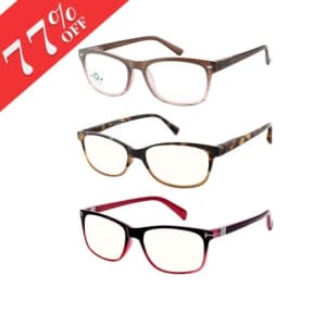 Reading Glasses 3-Pack for $6