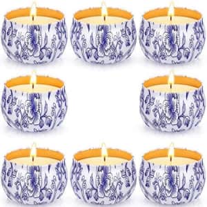 Arosky Citronella Scented Candle 8-Pack for $24 Arosky Citronella Scented Candle 8-Pack for $24