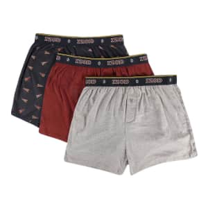 Izod Men's Surprise Boxers 3-Pack for $14 Izod Men's Surprise Boxers 3-Pack for $14