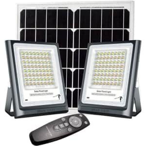 X-Harmo LED Solar Flood Light 2-Pack for $69 X-Harmo LED Solar Flood Light 2-Pack for $69