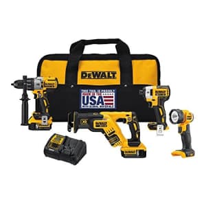 DEWALT 20V MAX XR Cordless Drill Combo Kit, 4-Tool (DCK494P2) for $833 DEWALT 20V MAX XR Cordless Drill Combo Kit, 4-Tool (DCK494P2) for $833