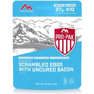 Mountain House Pro-Pak Scrambled Eggs with Bacon for $9 Mountain House Pro-Pak Scrambled Eggs with Bacon for $9