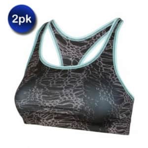 Champion Women's C9 Reversible Sports Bra 2-Pack for $12 Champion Women's C9 Reversible Sports Bra 2-Pack for $12