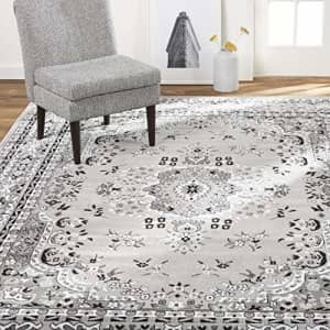 Home Dynamix Premium Sakarya Traditional Medallion Border Area Rug, Gray, 7'8"x10'7" Rectangle for $88 Home Dynamix Premium Sakarya Traditional Medallion Border Area Rug, Gray, 7'8"x10'7" Rectangle for $88