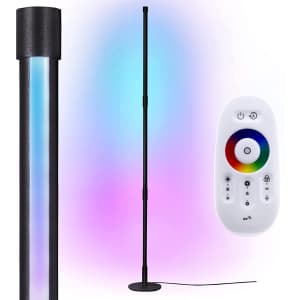 SelectID RGB Corner Floor Lamp with Remote for $25 SelectID RGB Corner Floor Lamp with Remote for $25