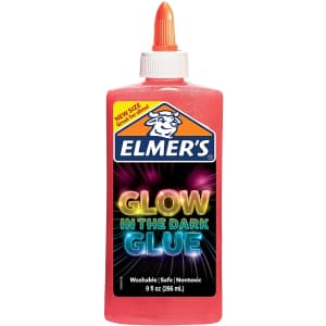 Elmer's 9-oz. Electrifying Glow-in-the-Dark Liquid Glue for $5 Elmer's 9-oz. Electrifying Glow-in-the-Dark Liquid Glue for $5