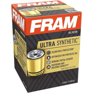 FRAM Ultra Synthetic Interval Spin-On Oil Filter for $8.64 via Sub & Save FRAM Ultra Synthetic Interval Spin-On Oil Filter for $8.64 via Sub & Save