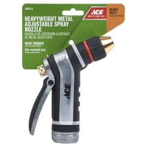 Ace Adjustable Heavy-Duty Metal Hose Spray Nozzle for $14 for members