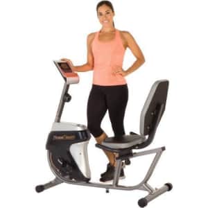 Fitness Reality R4000 Recumbent Exercise Bike with Workout Goal Setting Computer for $212