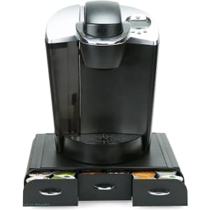Mind Reader Anchor Triple Drawer Coffee Organizer for $17 Mind Reader Anchor Triple Drawer Coffee Organizer for $17