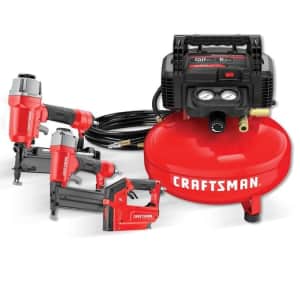 Craftsman 6-Gallon Portable Electric Pancake Air Compressor w/ 3 Tools for $199