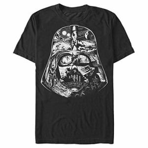 STAR WARS Men's Vader Visual Story T-Shirt, Black, X-Large for $20 STAR WARS Men's Vader Visual Story T-Shirt, Black, X-Large for $20