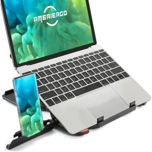 Ameriergo Adjustable Laptop Stand for $7 Ameriergo Adjustable Laptop Stand for $7