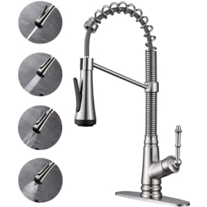Ello & Allo Single Handle Kitchen Faucet w/ Pull Down Sprayer for $40 Ello & Allo Single Handle Kitchen Faucet w/ Pull Down Sprayer for $40