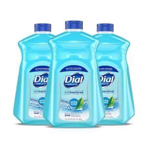 Dial Antibacterial Liquid Hand Soap Refill 6-Pack for $16 via Sub & Save Dial Antibacterial Liquid Hand Soap Refill 6-Pack for $16 via Sub & Save