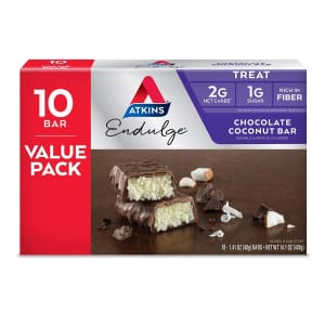 Atkins Endulge Chocolate Coconut Bar 10-Pack for $7.90 via Sub & Save