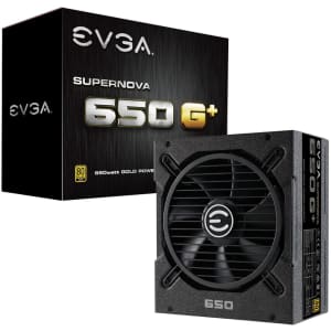EVGA SuperNOVA 650 G+ 650W 80 Plus Gold Power Supply for $50
